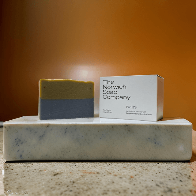 No.23 Activated Charcoal with Spirulina and Peppermint Soap Bar