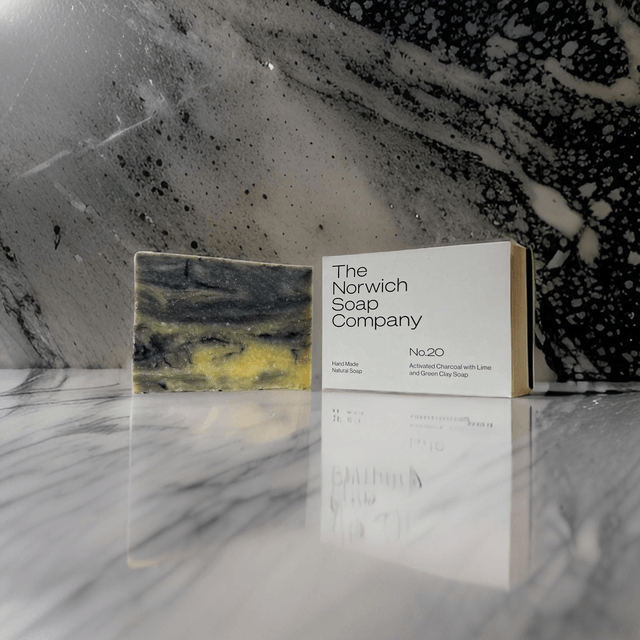 No.20 Activated Charcoal with Lime and Green Clay Soap Bar