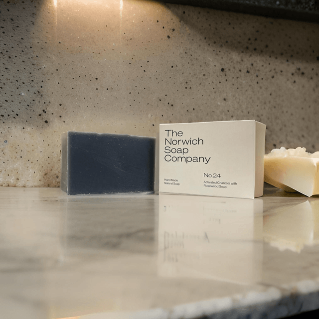 No.24 Activated Charcoal with Rosewood Soap Bar