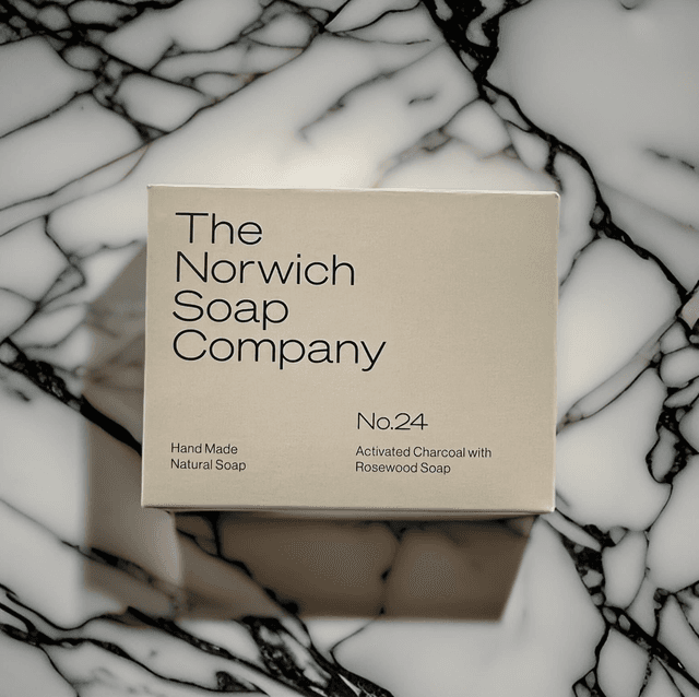 No.24 Activated Charcoal with Rosewood Soap Bar